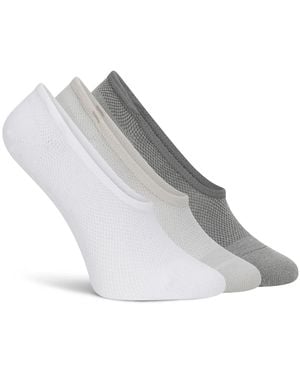 Lemon Mesh No Show Liners 3 Pack - Black