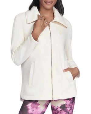 Skechers Go Snuggle Tunic Fullzip Jacket - White