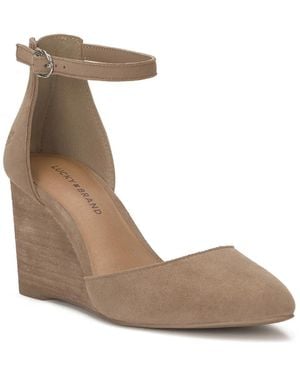 Lucky Brand Nitika Wedge Sandal - Brown