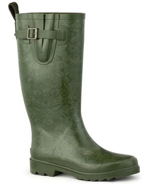 Sakroots Rhythm Rain Boot - Green