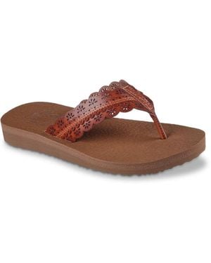 Skechers Cali Meditation Catching Sun Sandal - Brown