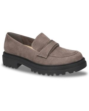 Bella Vita Pulse Platform Loafer - Gray