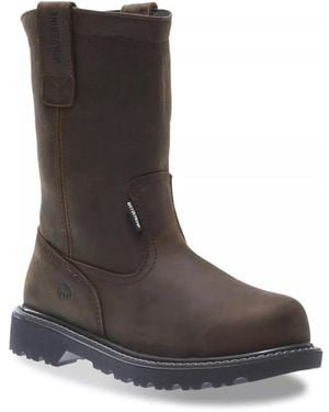 Wolverine Extra Wide Width Floorhand Wellington Work Boot - Brown