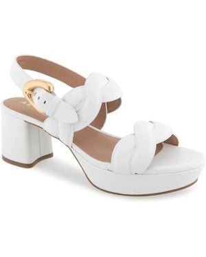 Aerosoles Camea Platform Sandal - White