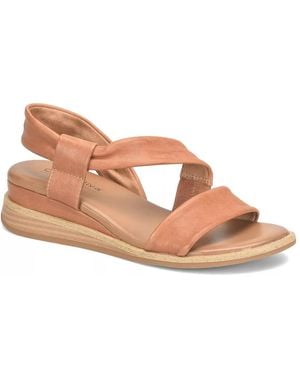Comfortiva Marcy Wedge Sandal - Brown