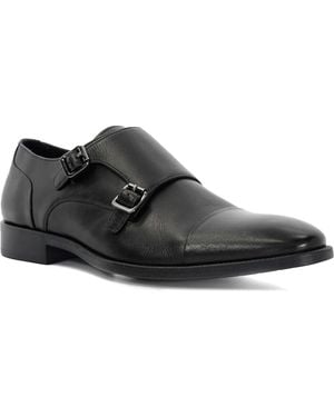 Dune Satchin Monk Strap Slipon - Black