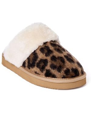 Minnetonka Chesney Scuff Slipper - Black
