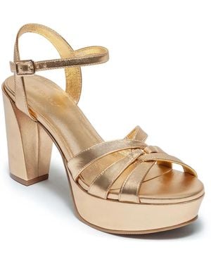 Bernardo Vittoria Platform Sandal - Metallic