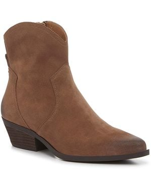 Crown Vintage Razia Western Bootie in Brown Lyst