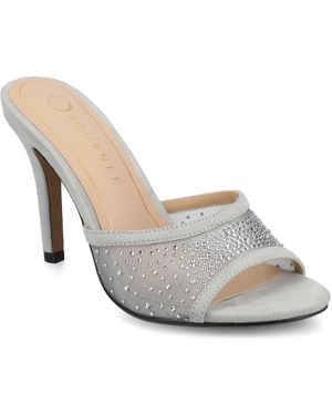 Journee Collection Hensley Sandal - White