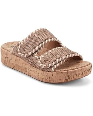 Earth Sprinti Wedge Sandal - Brown