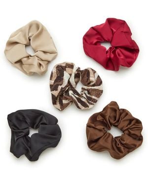 Kelly & Katie Leo Scrunchie Set 5 Pack - Multicolor