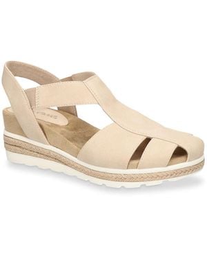 Easy Street Freeport Wedge Sandal - Black