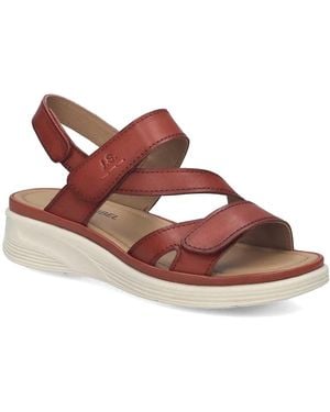 Josef Seibel Sevran 05 Wedge Sandal - Brown