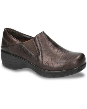 Easy Works by Easy Street Domino Clog - Black