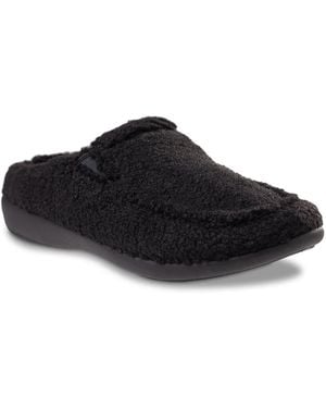 Revitalign Siesta Teddy Slipper - Black