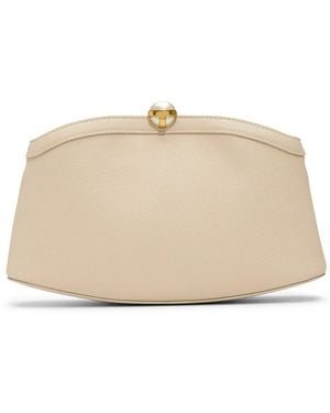 Ted Baker Aster Leather Clutch - Natural