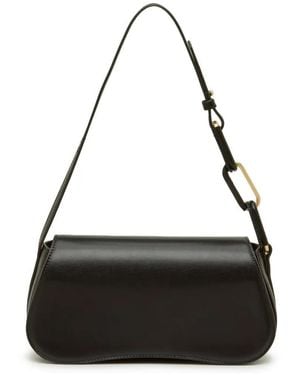 Kelly & Katie Covered Rings Shoulder Bag - Black