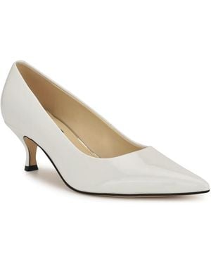Nine West Sisko Pump - White