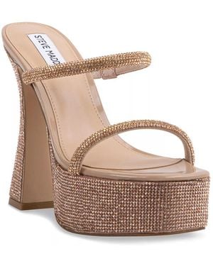 Steve Madden Zayne Platform Sandal - Natural