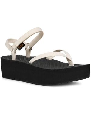 Teva Flatform Slim Platform Sandal - Black