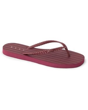Reef Seaside Twist Flip Flop - Red