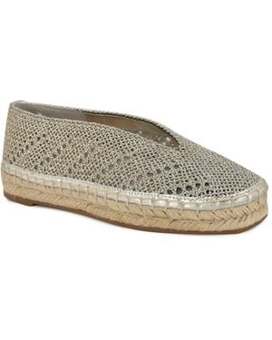 Nine West Rorie Espadrille Slipon - Metallic