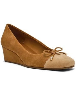 Anne Klein Waiter Wedge Pump - Brown