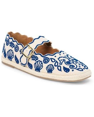 Matisse Ariana Espadrille Mary Jane Flat - Blue