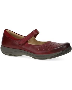 Dansko Stacy Mary Jane Flat - Red