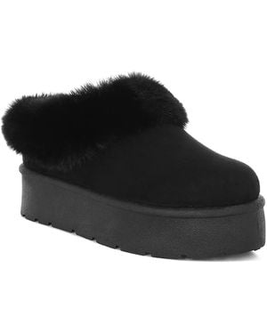 LONDON RAG Aniso Platform Bootie - Black