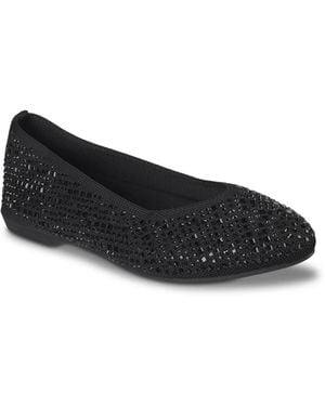 Skechers Cleo Style Rare Glow Flat - Black