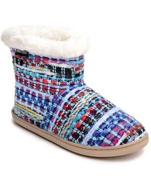 Minnetonka Betty Bootie Slipper - Blue