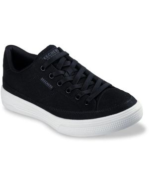 Skechers Street Arch Fit Arcade Meet Ya There Sneaker - Black