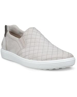 Ecco Soft 7 Slipon Sneaker - White