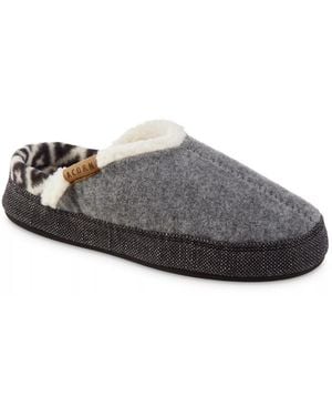 Acorn Madison Hoodback Slipper - Gray