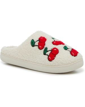 Olivia Miller Cherry Slipper - Red