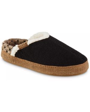 Acorn Madison Hoodback Slipper - Black