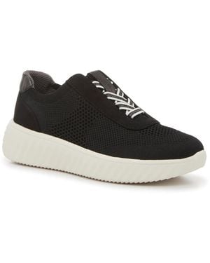LifeStride Wanderer Wedge Sneaker - Black
