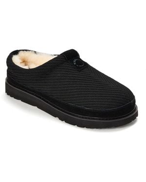 Dearfoams Grafton Sport Knit Clog Slipper - Black