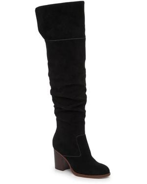 Crown Vintage Wide Width Gio Wide Calf Overtheknee Boot - Black