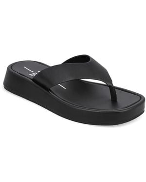 MIA Pamelia Wedge Sandal - Black