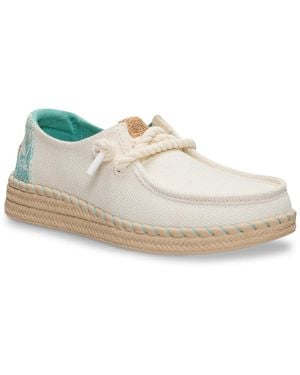HEYDUDE Wendy Espadrille Slipon - White