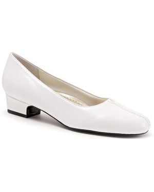 Trotters Doris Pump - White