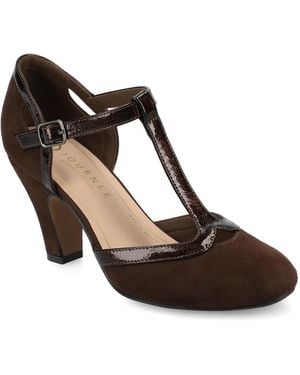 Journee Collection Olina Pump - Black