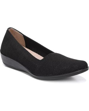 LifeStride Immy Medium/Wide Wedge Shoes - Black