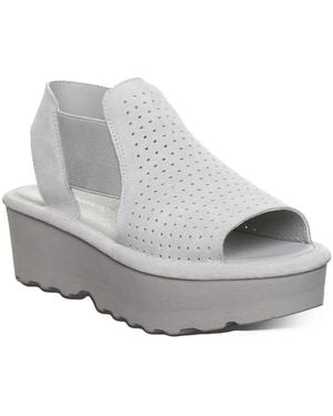 BEARPAW Tatiana Platform Sandal - White