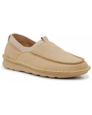 Hush Puppies Wide Width Archie Slipon - Natural