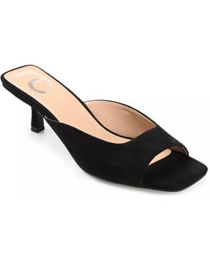 Journee Collection Larna Sandal - Black