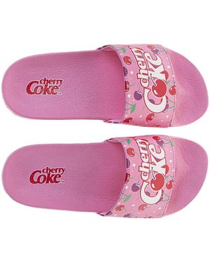 Coca Cola Cocacola Cherry Coke Slide Sandal - Pink